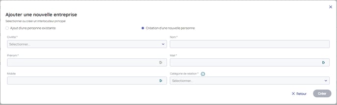 interlocuteur inexistant