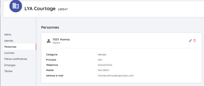 lein personne entrperise