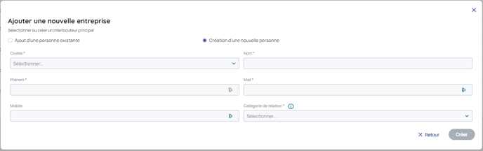 interlocuteur inexistant